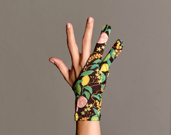 Fruit Garden Collection Artist Glove L Artist Birthday Gift L Tablet Glove  L Drawing Glove L Illustrator Glove L Graphic Designer Glove L 