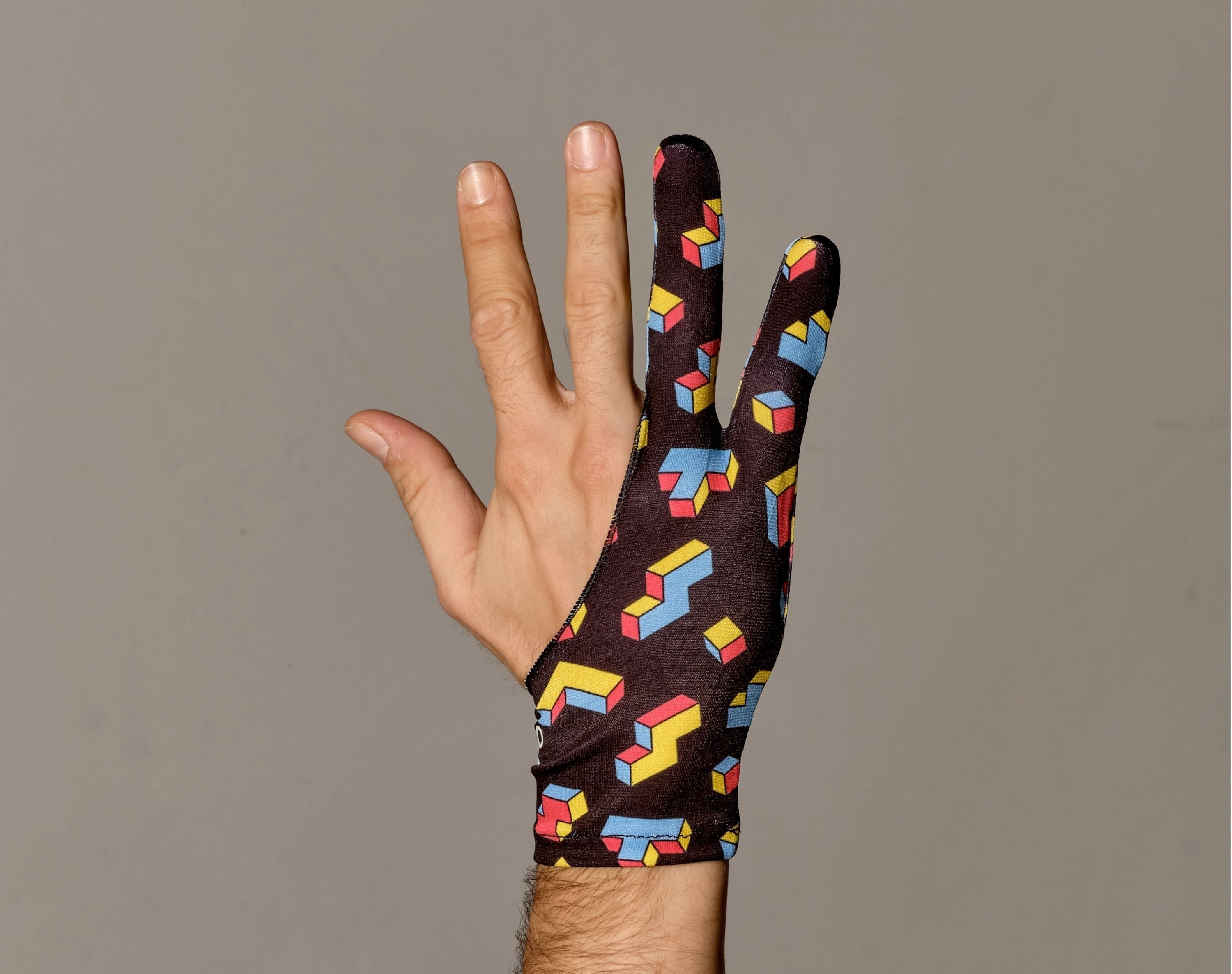 5 PACK ARTIST Gloves for Tablet Digital Drawing Glove Two Fingers