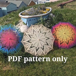 Pattern - crochet Starflower Parasol