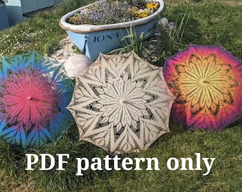 Pattern - crochet Starflower Parasol