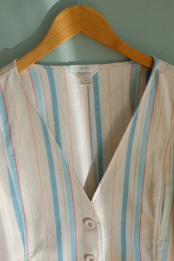 Vintage Spring Stripe Short Length Jacket - image 5