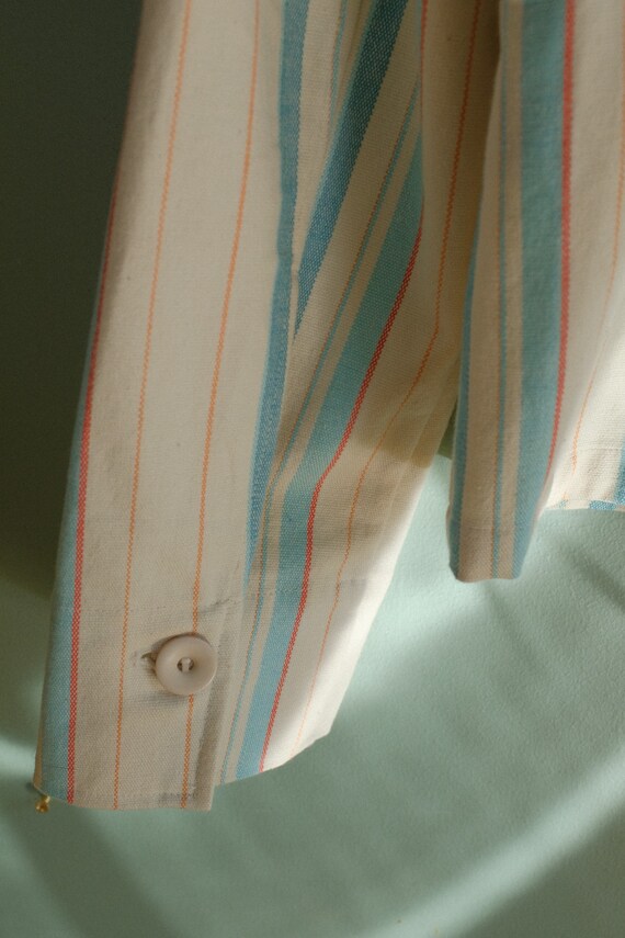 Vintage Spring Stripe Short Length Jacket - image 7