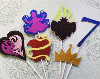 Descendants Cake Toppers