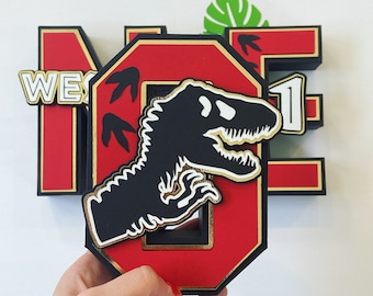 Dinosaur 3D Letters, Jurassic Inspired, Dinosaur Party Decor