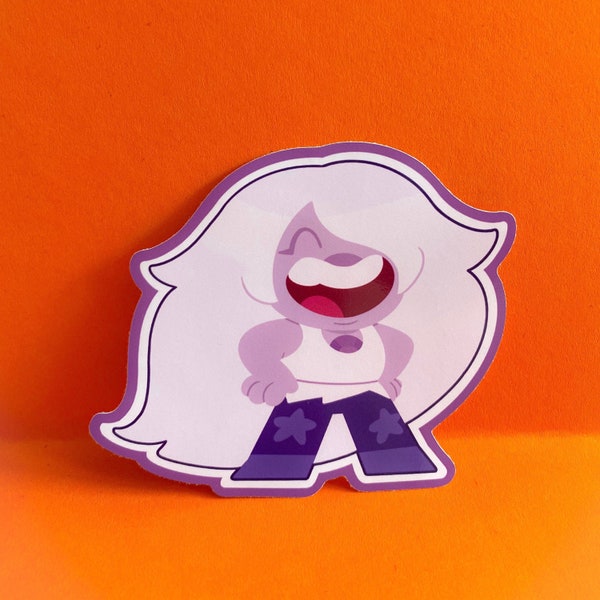 Steven Universe Amethyst Sticker | Crystal Gems | Cartoon Network | Garnet | Amethyst | Pearl | Lapis Lazuli | Peridot | Gift | Birthday