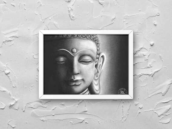 buddha sketch Drawing by Parth Garg  Saatchi Art