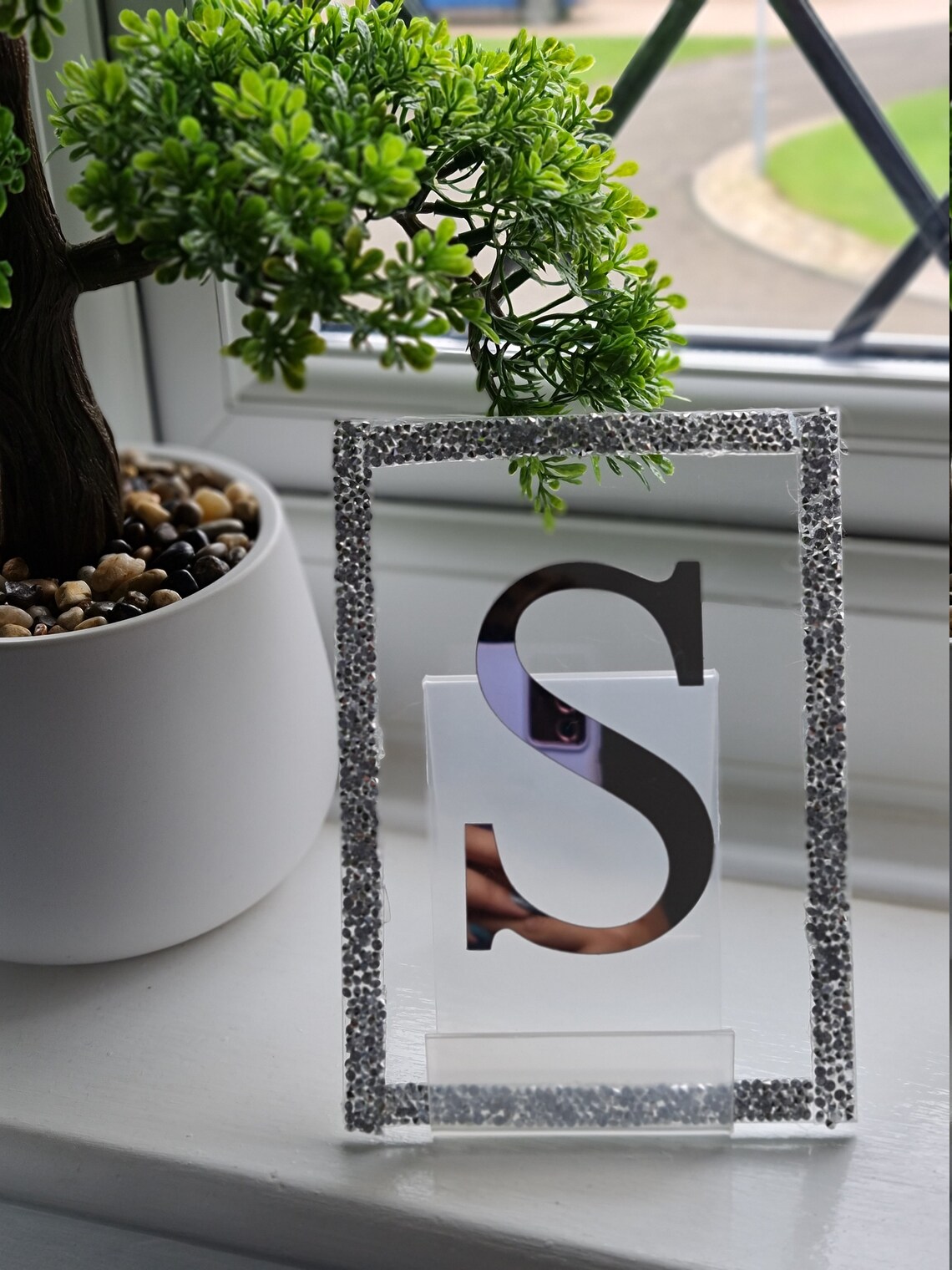 Personalised Mirrored Letter Frame Personalised Mirrored A4 Etsy