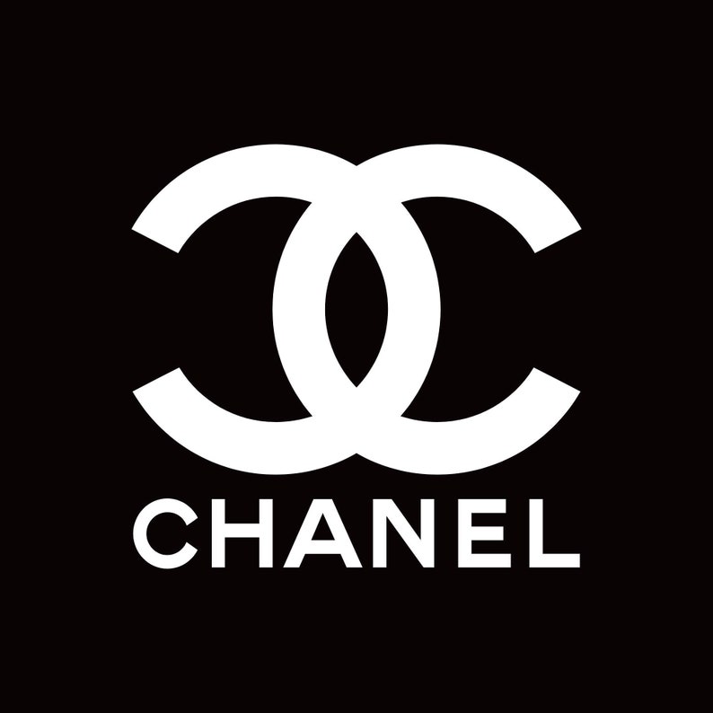 Download Chanel Chanel SVG Black Chanel Logo Black Chanel Decal | Etsy
