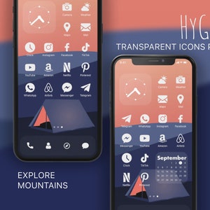 iOS 14 iPhone aesthetic TRANSPARENT EFFECT theme HALLOWEEN nights| Apple Home Screen Icons | iPhone Widgets | iPhone Wallpaper | App Icons