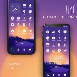 iOS 14 iPhone aesthetic TRANSPARENT EFFECT theme HALLOWEEN nights| Apple Home Screen Icons | iPhone Widgets | iPhone Wallpaper | App Icons