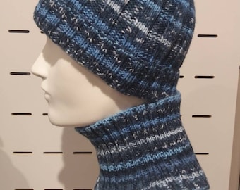 Strickmütze Damen mit Halswärmer