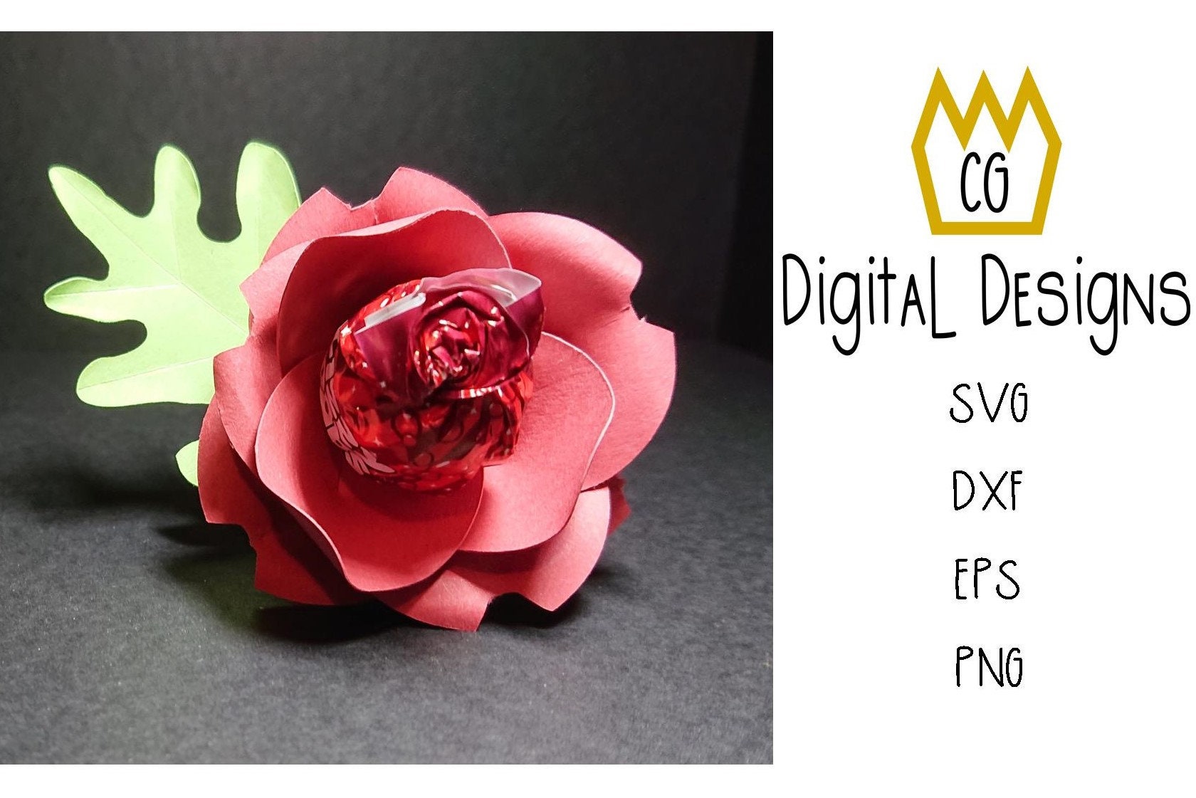 Download 3D Lollipop Rose Poppy & Daisy Bundle SVG EPS DXF Descarga ...