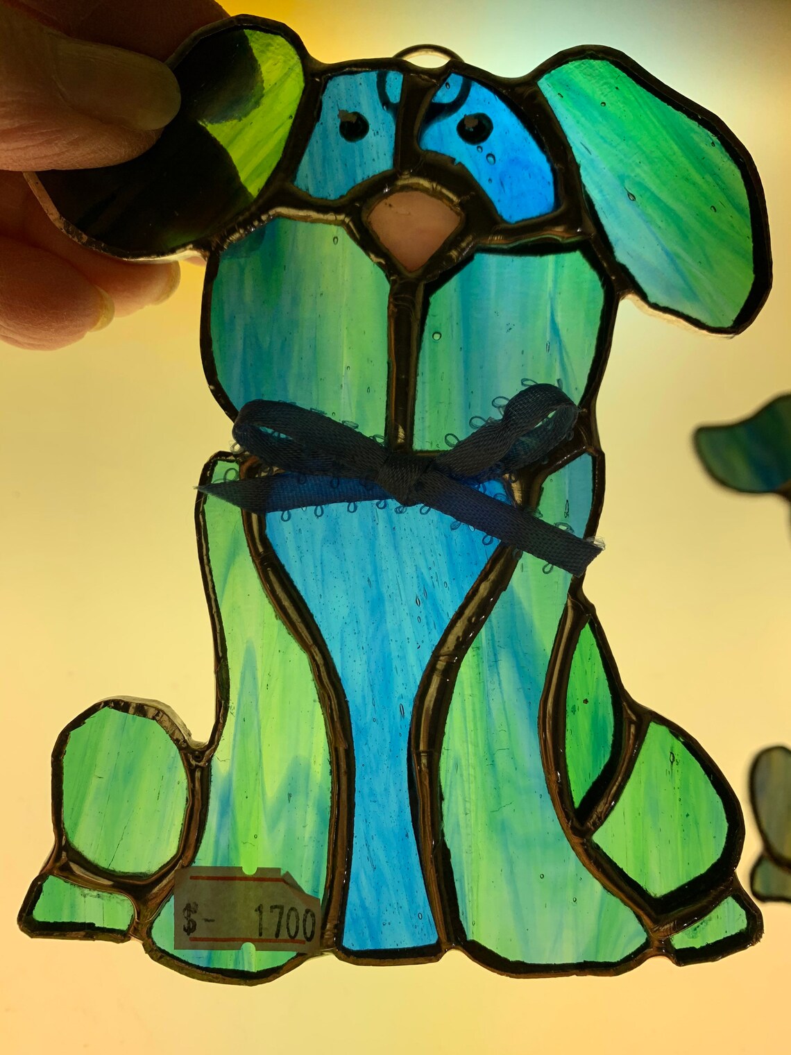 Stained glass dogs Etsy