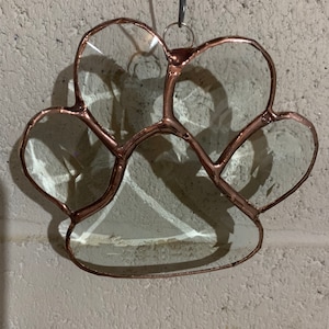 Stained glass paw