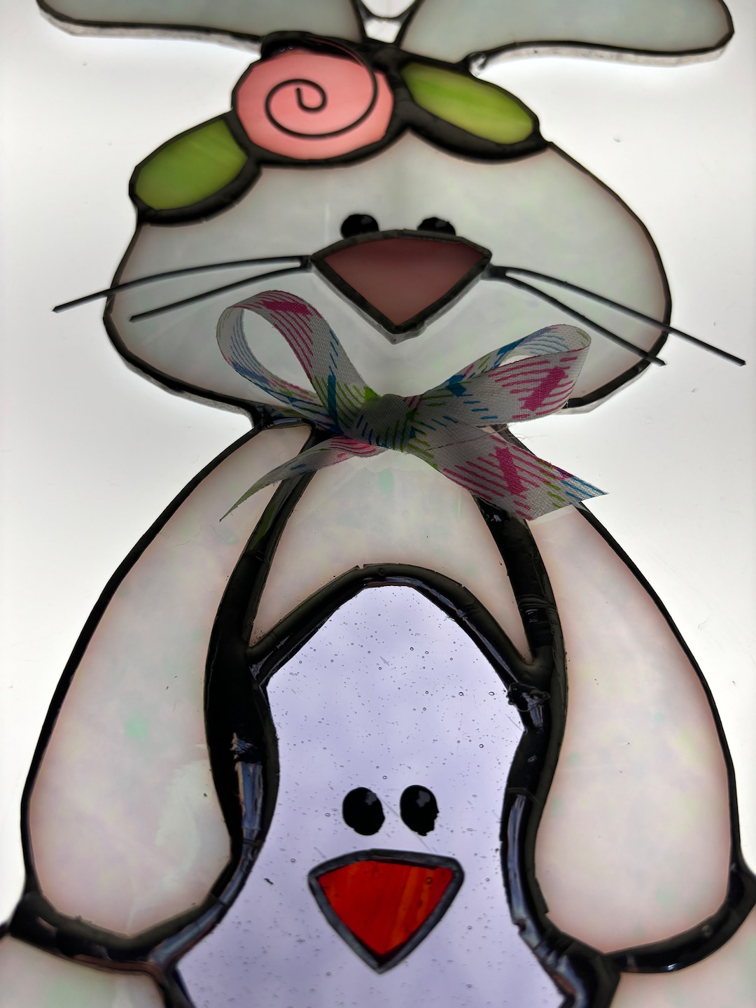 Stained Glass Bunny - Etsy