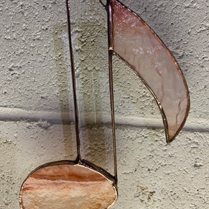 Stained glass music note