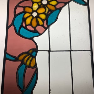 Stained glass panel