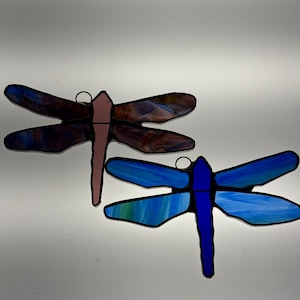 Stained glass dragon fly
