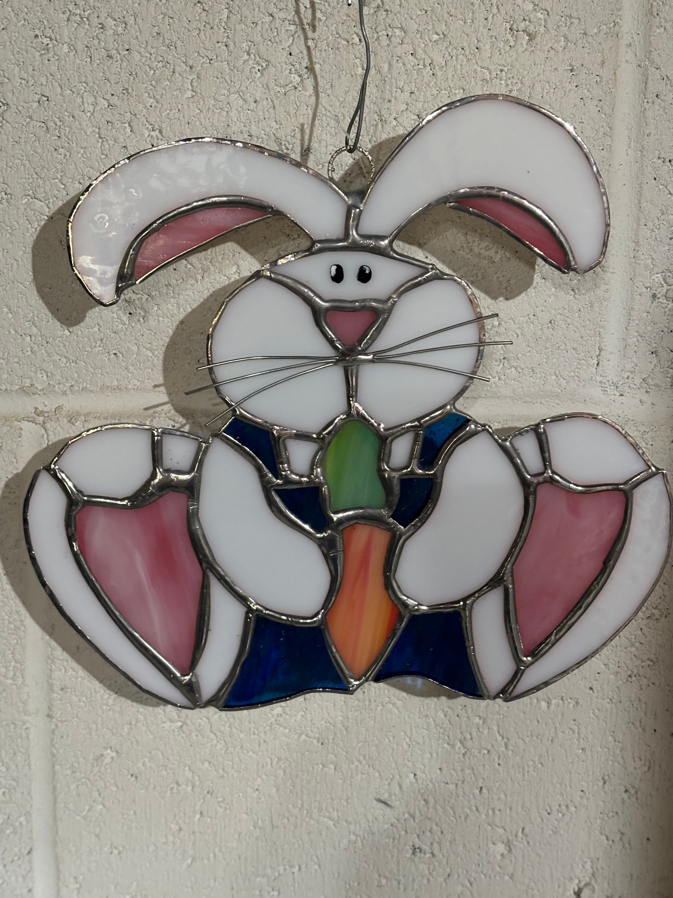 Stained Glass Bunny - Etsy