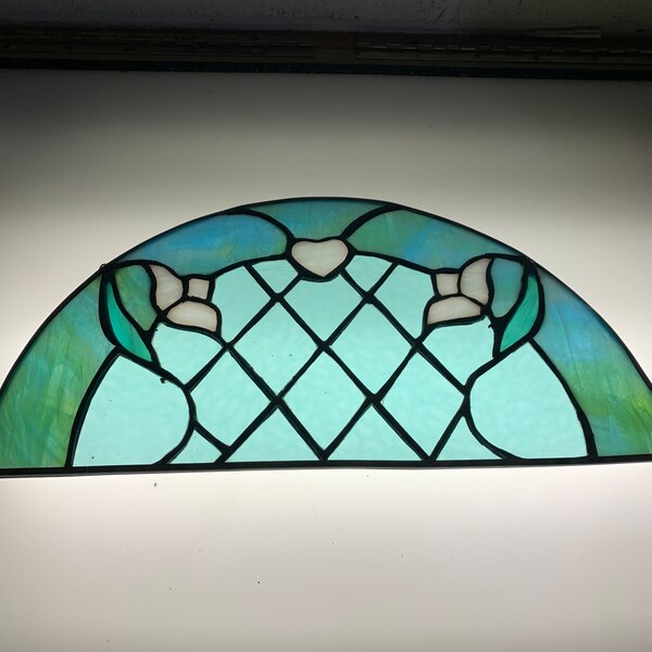 Stained Glass Moon Etsy