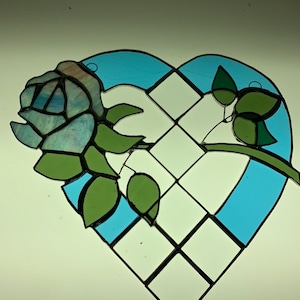 Stained glass heart