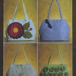 Vogue Accessories Bag Sewing Pattern #V8642