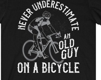 Old Man On A Bicycle Etsy