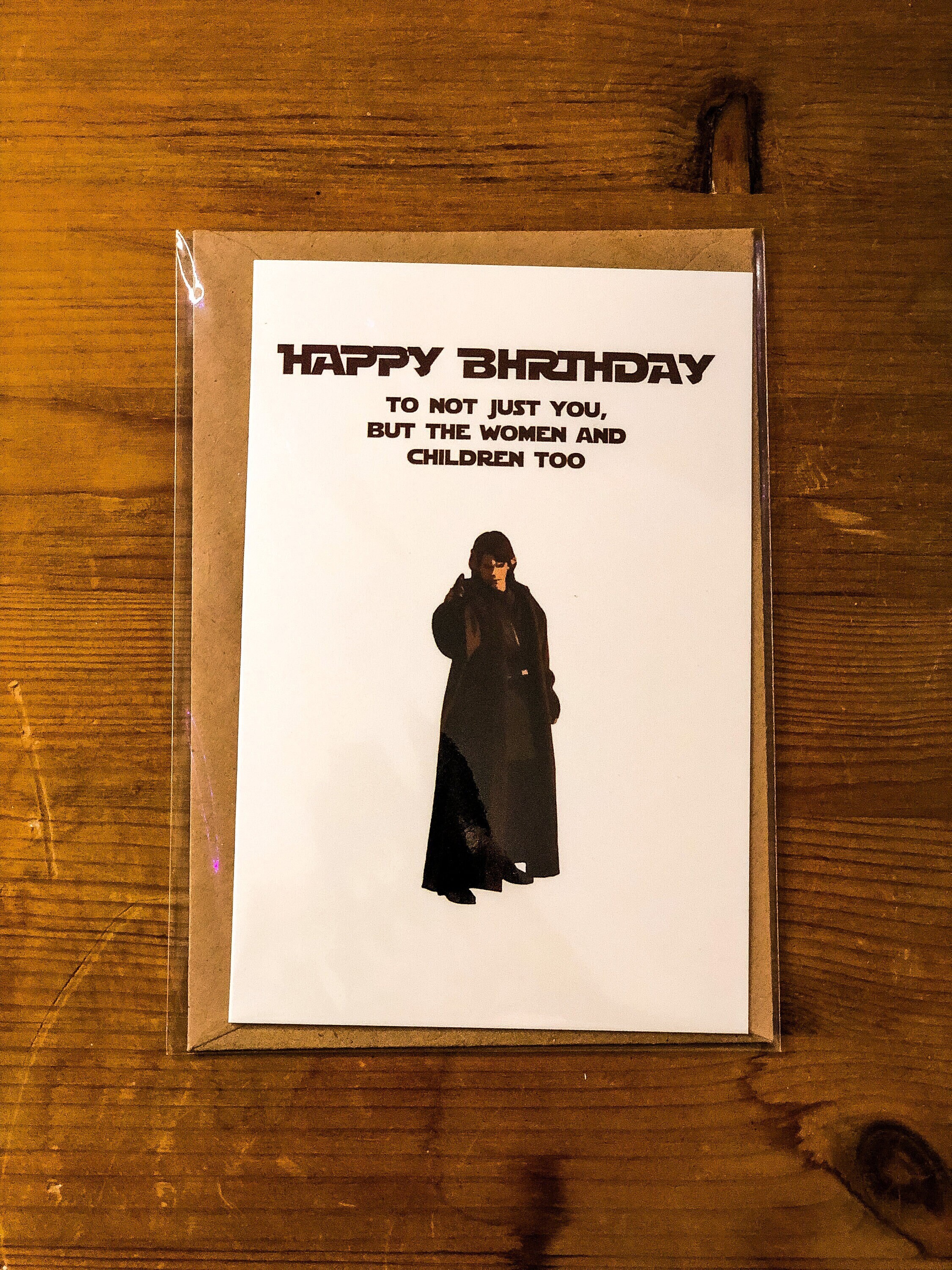 Star Wars Birthday Card Prequel Puns Star Wars Prequel Gift - Etsy