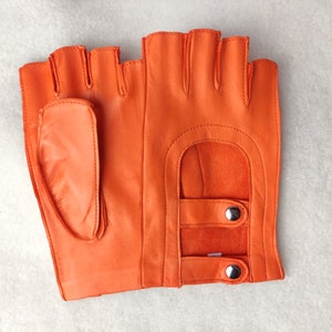 Unlined leather driving gloves Ladie leather driving gloves Gloves for bike Gloves for cycling Red Black Olive Orange Pink Tirquoise