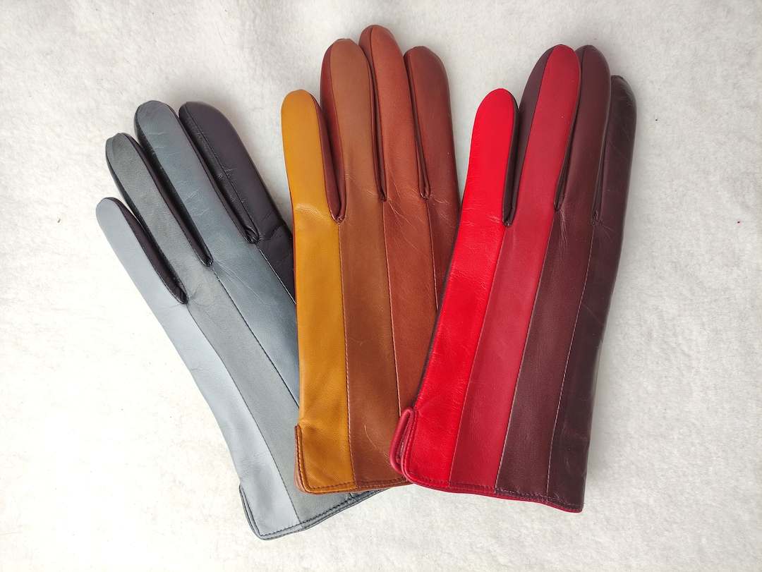 Medium Silver Fern Glove Lamb Leather main image 0