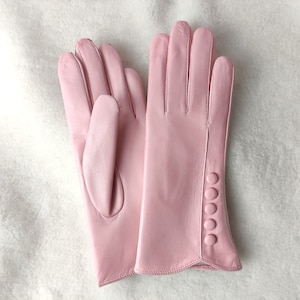 Cashmere / Silk Lined Leather Gloves Handmade Ladies Gloves for Driving ...