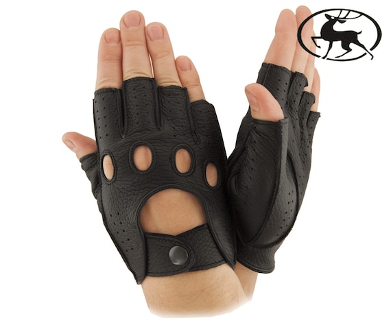 Mens Deer Leather Driving Gloves Ladies Mens Deer Leather Driving