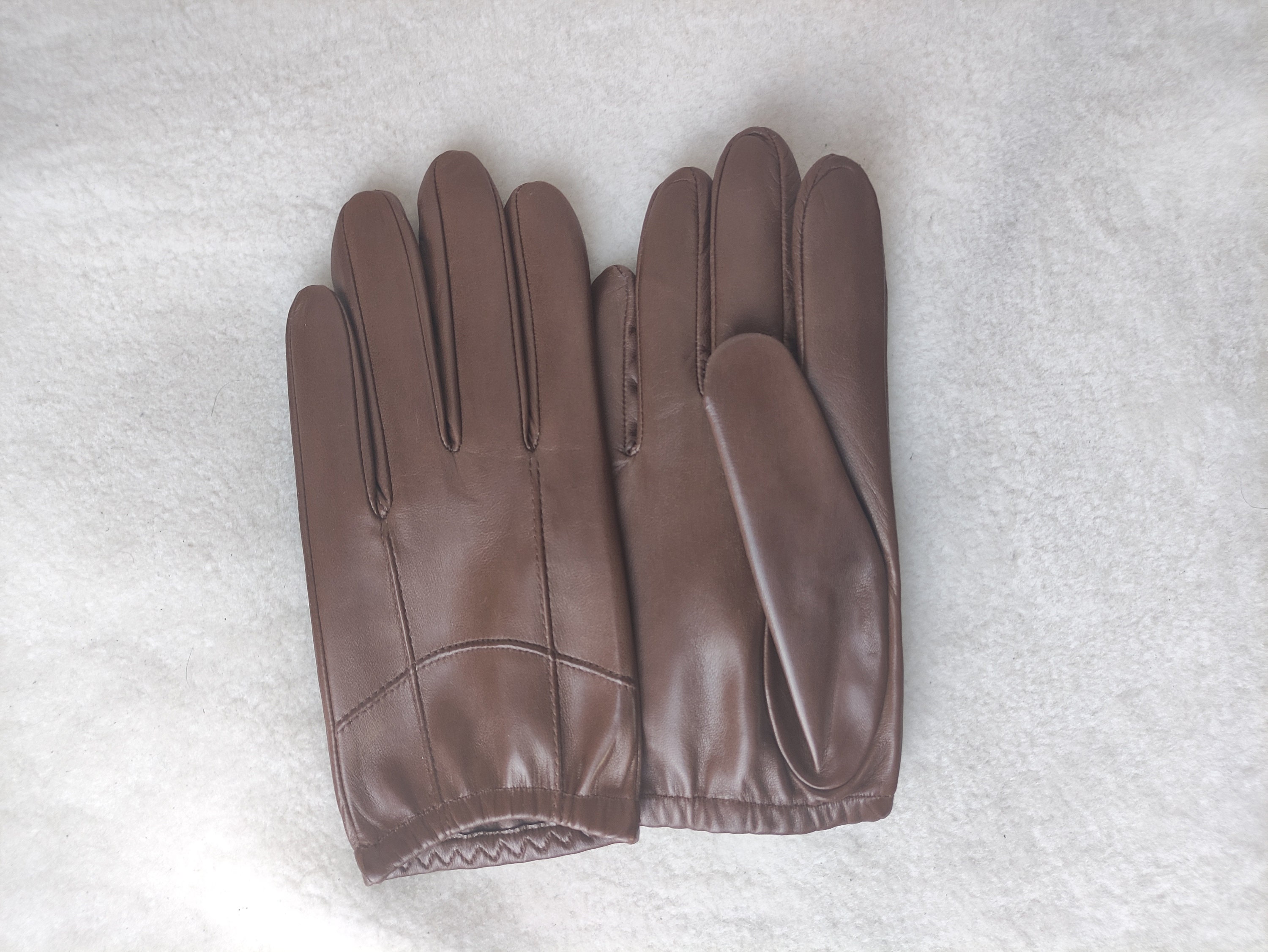 Guanti In Pelle Donna Guanti In Pelle Di Agnello Italiana: Eleganti Guanti Invernali Guanti Touch Donna - Foto 11