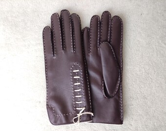 Hand-Sewn Leather Gloves: Cashmere/Silk Lined, Warm Winter Gloves