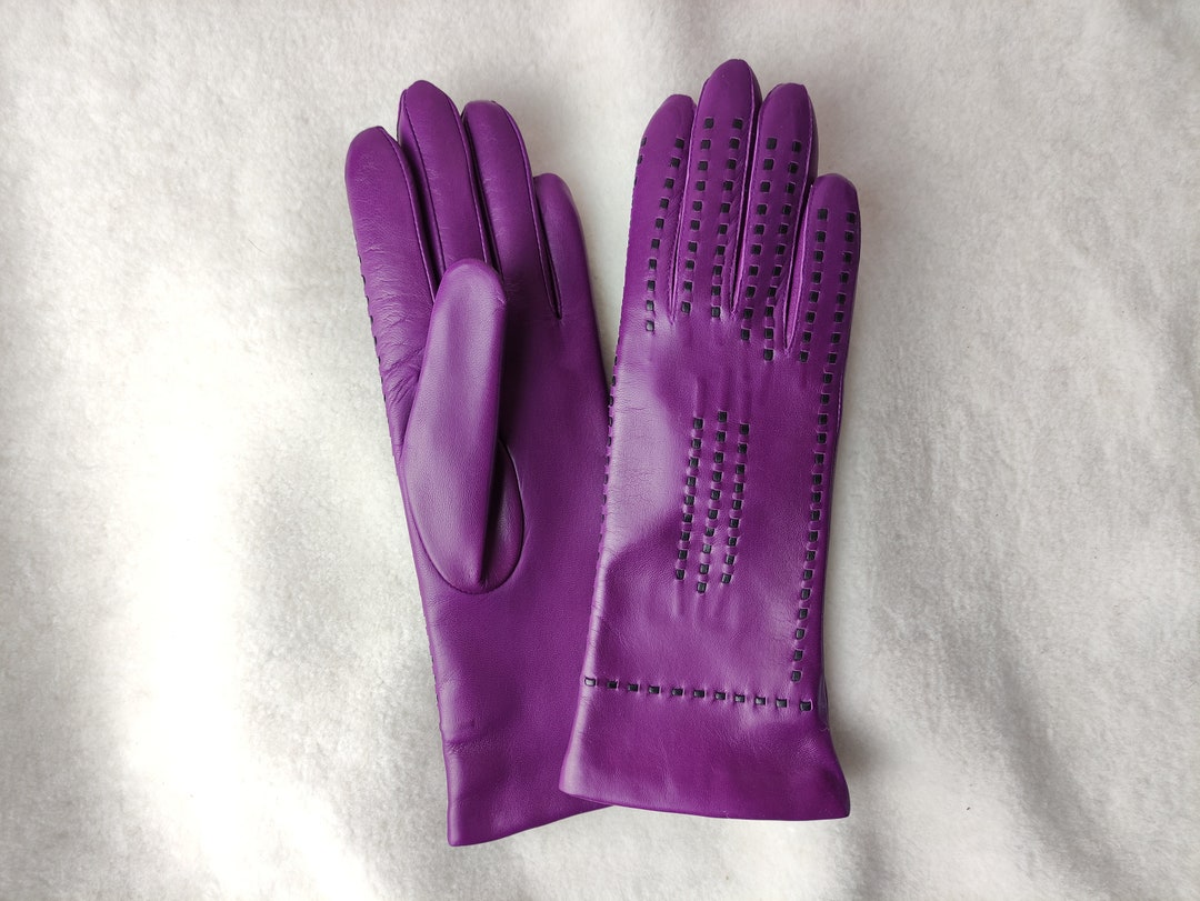 Cashmere / Silk Lined Leather Gloves Handmade Ladies Gloves Gloves for Driving Best Gift for