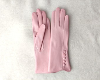 11 Zoll Kaschmir / Seide gefütterte Lederhandschuhe Handgefertigte Damen Handschuhe Handschuhe für Autofahren Geschenk Petrol Rosa Hellblau Beige Kirschblau
