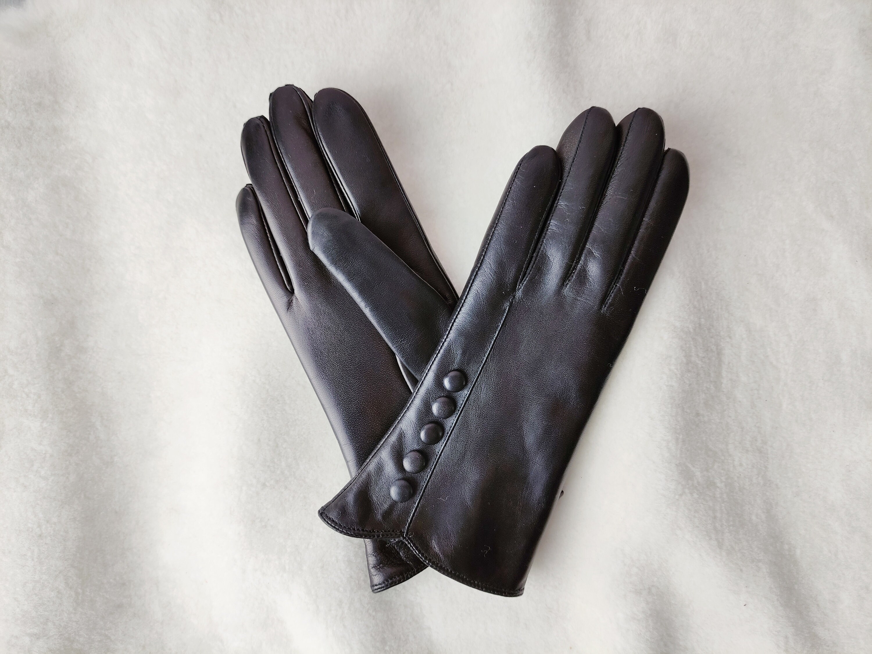 silk lined leather gloves