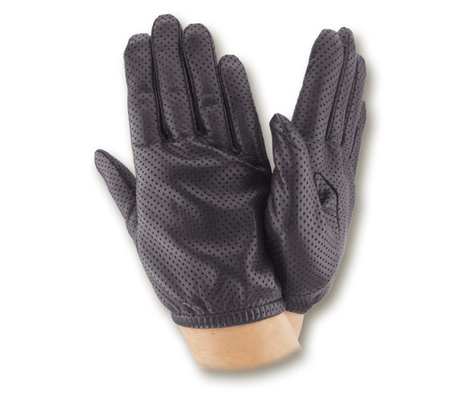 Men Perforated Leather Gloves Men Gloves Gloves for Driving Etsy