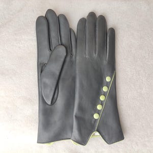 Ręcznie robione rękawiczki ze skóry nappa: podszyte kaszmirem lub jedwabiem, prezent na zimę