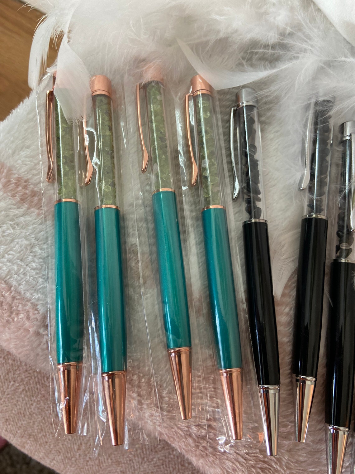 Healing crystal pens there are lots of different crystals I Etsy