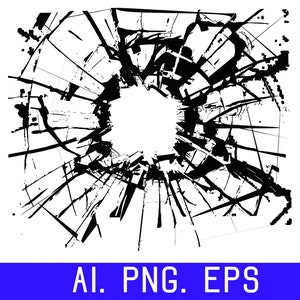 Broken Glass - Cracked Glass digital download