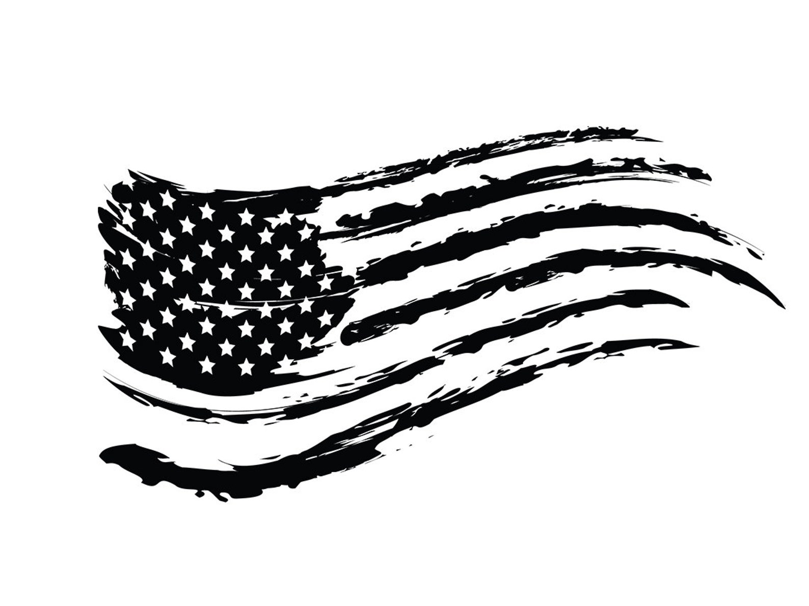 Grunge USA Flag SVG Distressed American Flag - Etsy