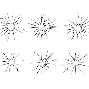 Shuttered Glass Bundle SVG -  Broken mirror Bundle SVG