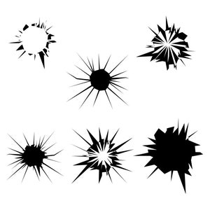 Verschlussglas Bündel SVG - Broken Glass Bundle SVG