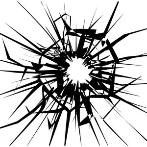 Gebrochenes Glas PNG - Cracked Glass Vektor