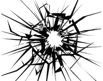 Broken Glass PNG - Cracked Glass Vector