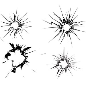 Broken Glass PNG - Cracked Glass Vector
