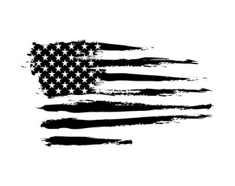 Grunge bandera americana SVG