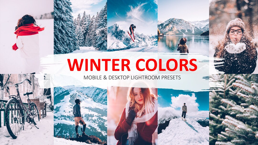 Winter Filters - Lightroom Mobile and Desktop Presets - Etsy