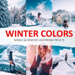 Winter Filters - Lightroom Mobile and Desktop Presets